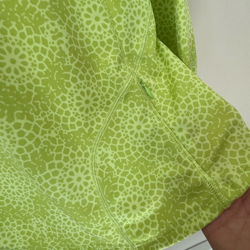 Ll Bean Green Patterned Long Sleeve Pullover - image 4